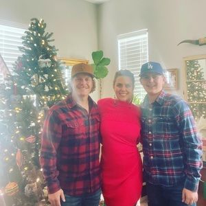 NASHVILLE vintage red fringe dress